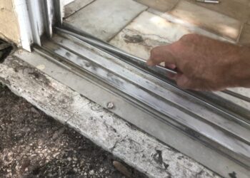 How to Repair a Damaged Sliding Glass Door Track - HubPages